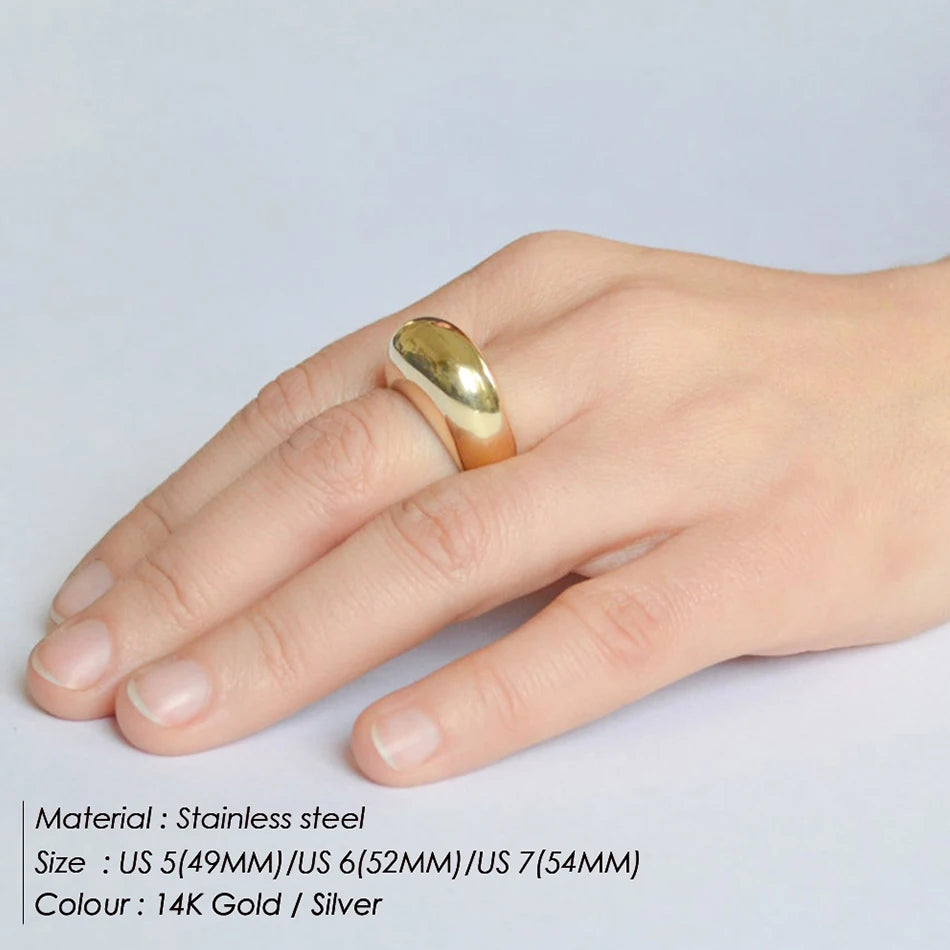 Stainless Steel Smooth Ring