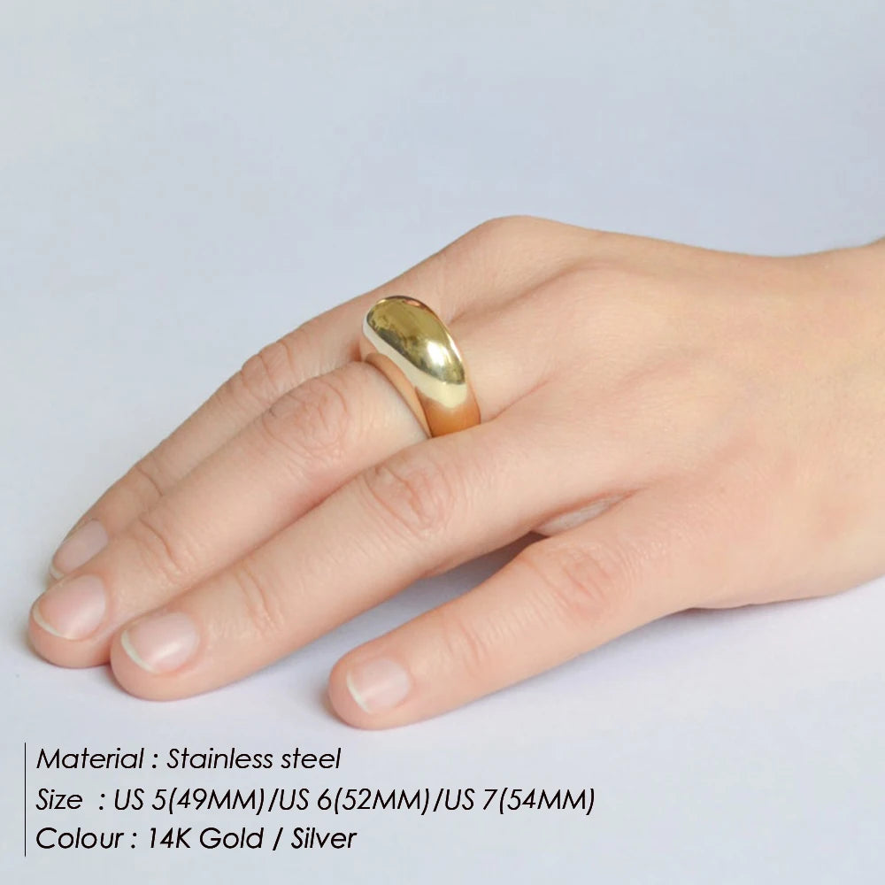Stainless Steel Smooth Ring
