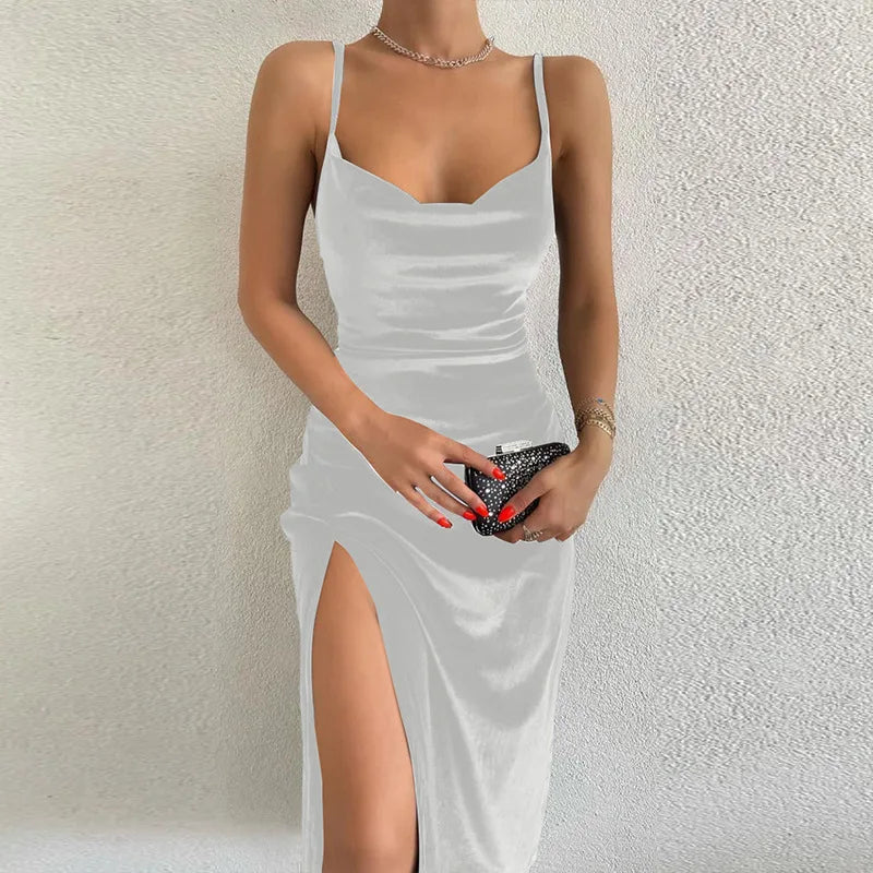 Women's Slim Halter Dress