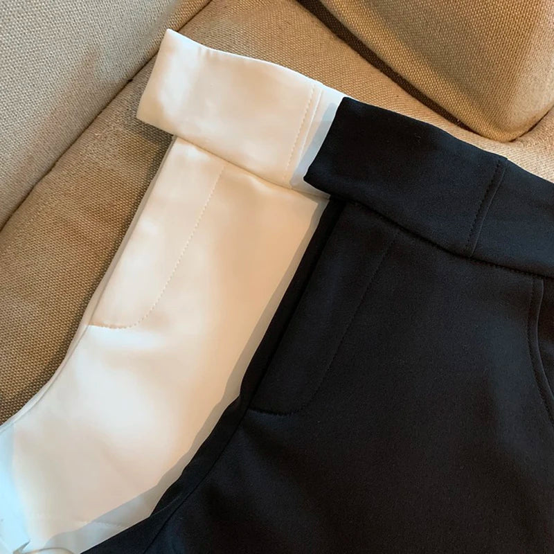 Women High Waisted Dress Shorts