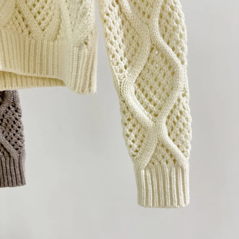 Women's Patterned Knitted Sweater