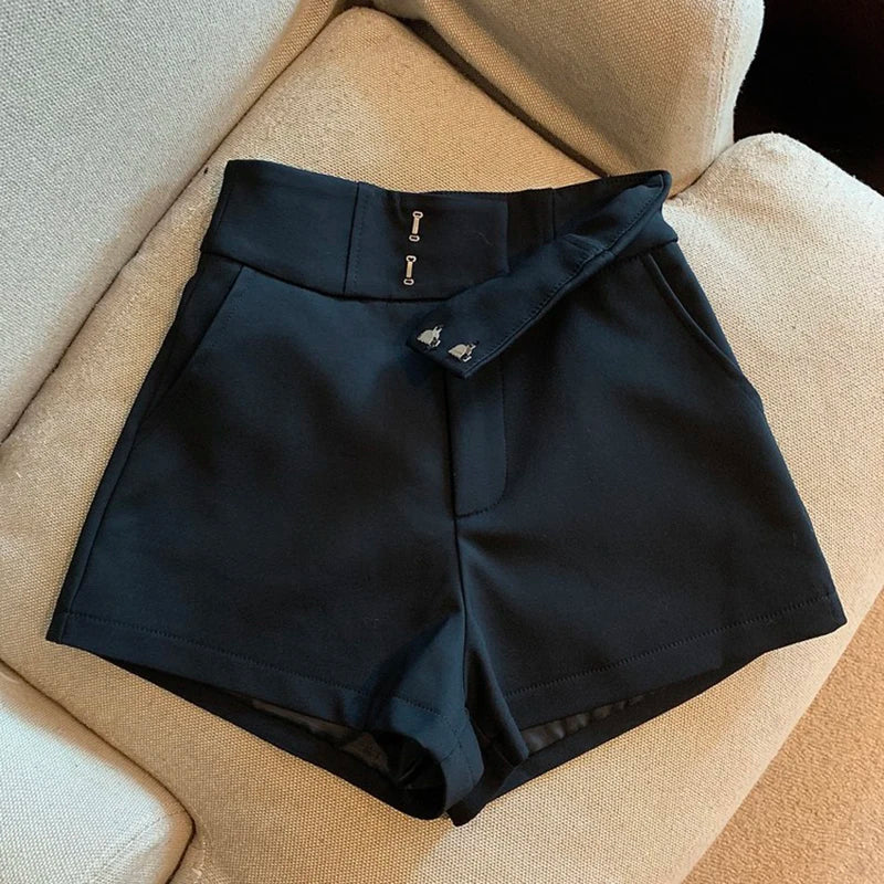 Women High Waisted Dress Shorts