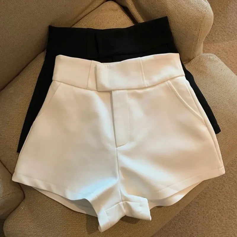 Women High Waisted Dress Shorts
