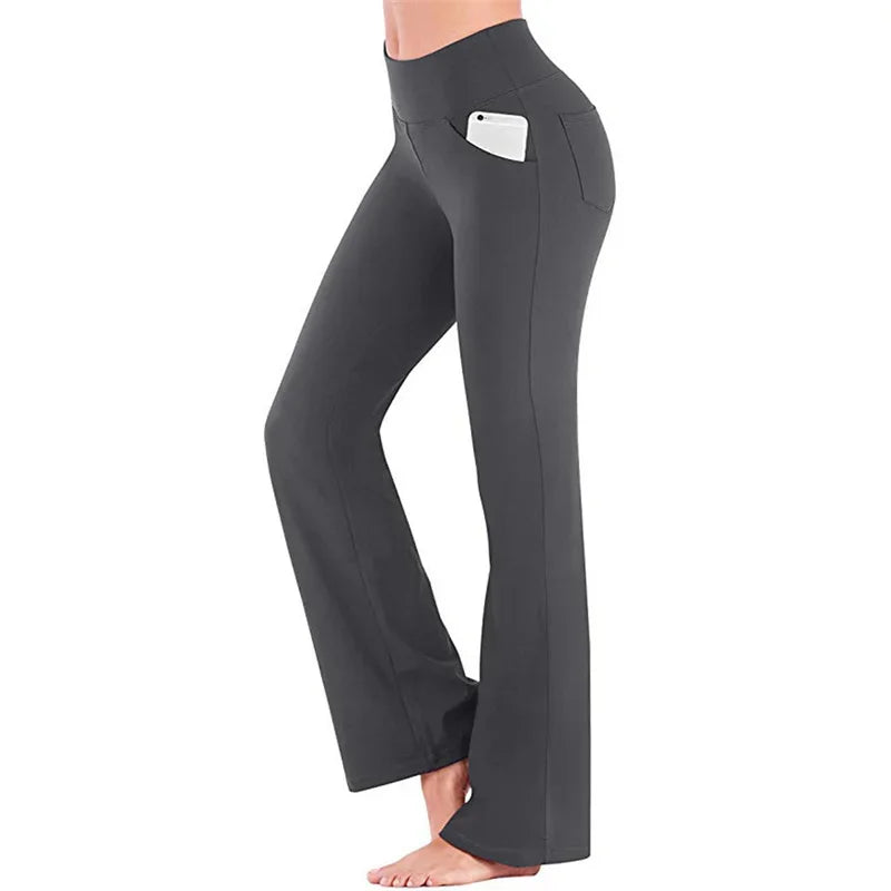 Women's Flared High Waist Pants