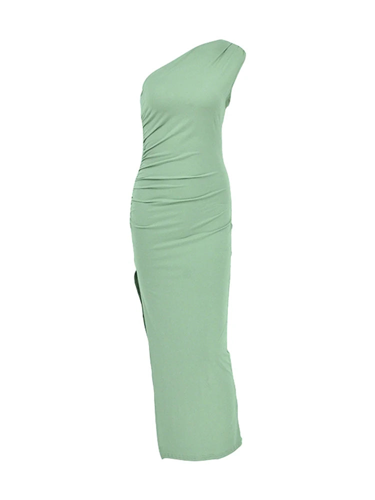 Women's Sleeveless Backless Long Slim Dress