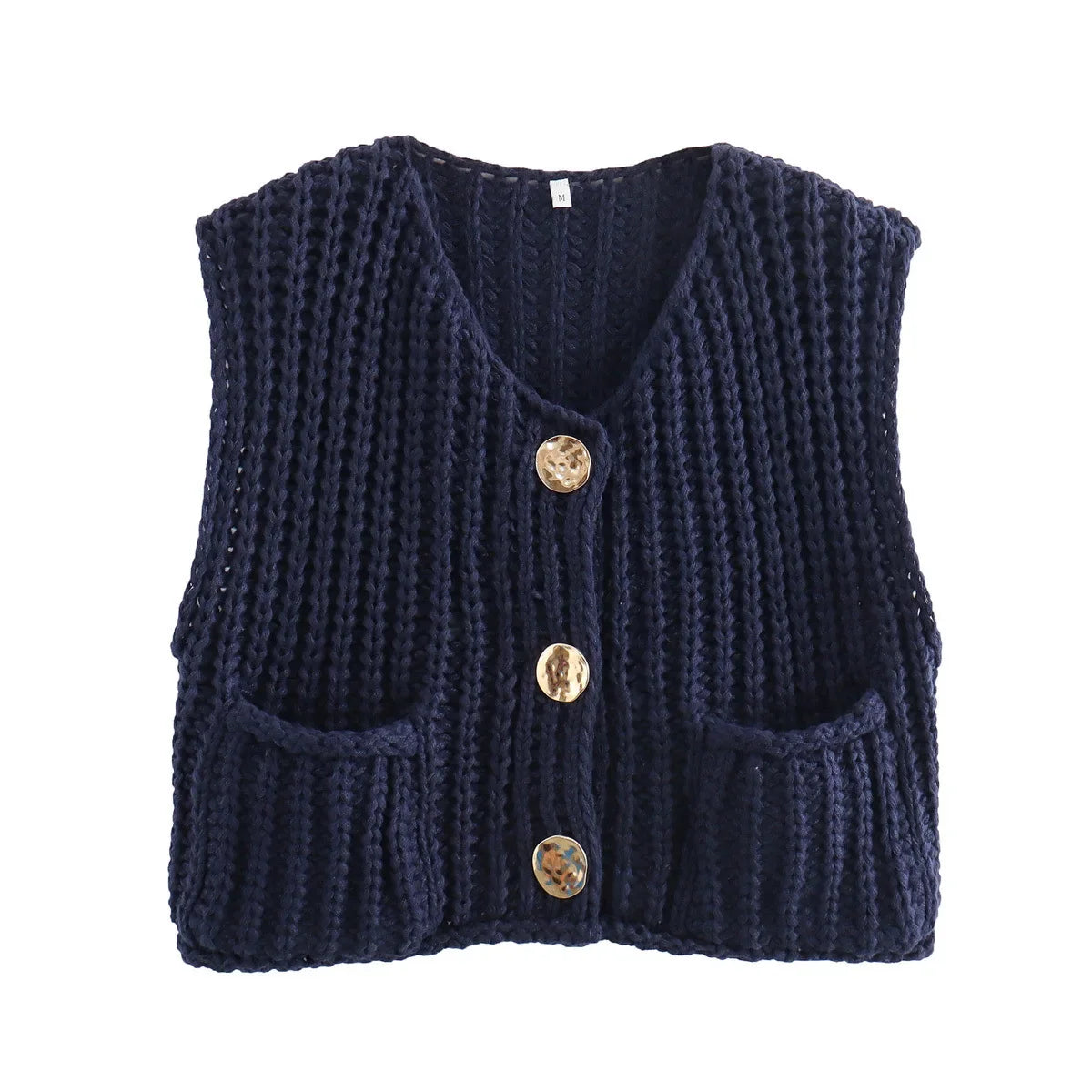 Women's Button Up Sweater Vest