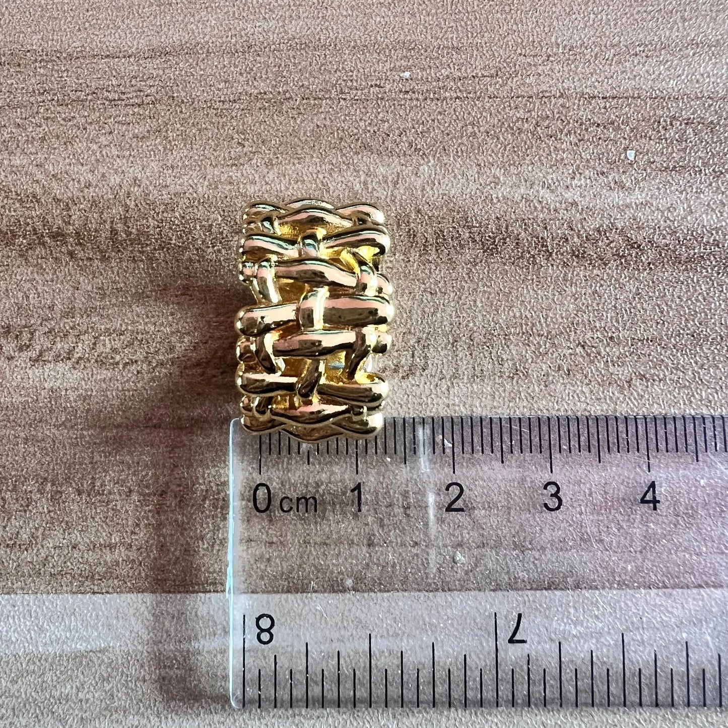 Thick Chain Braided Ring