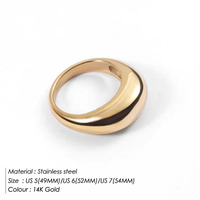 Stainless Steel Smooth Ring