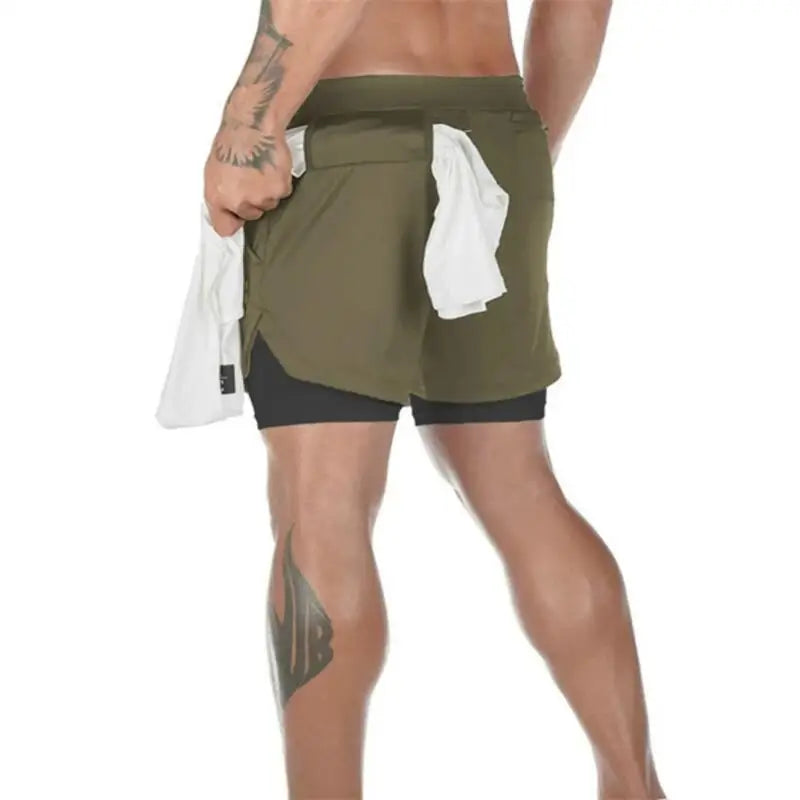 Men's Lined Gym Shorts