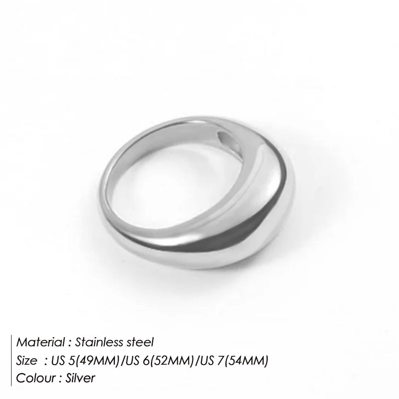Stainless Steel Smooth Ring