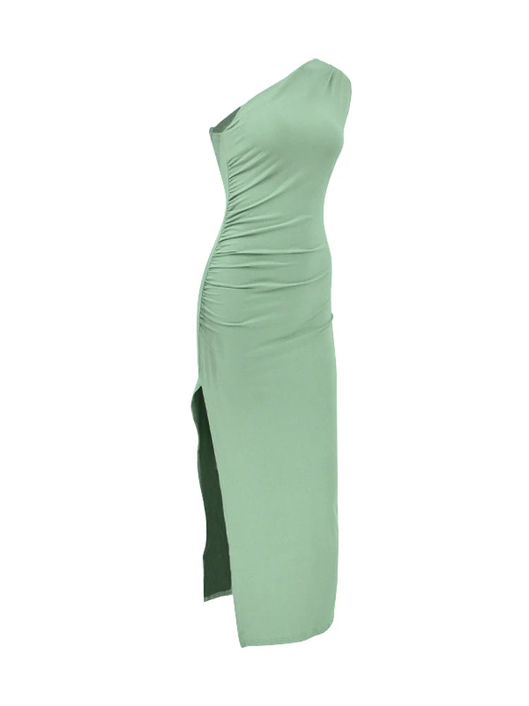 Women's Sleeveless Backless Long Slim Dress