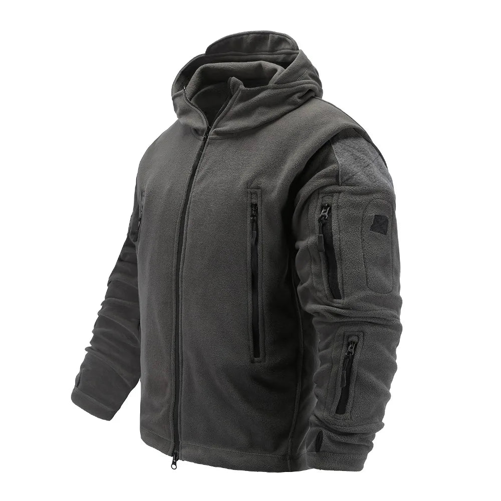 Men's Multi Pocket Zip Up Fleece