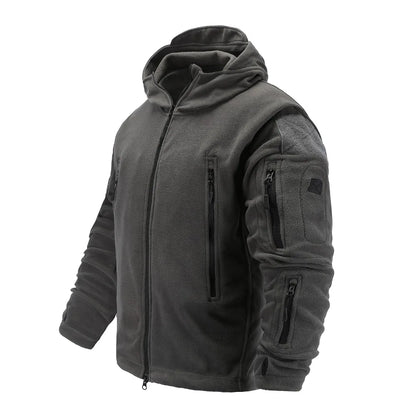 Men's Multi Pocket Zip Up Fleece