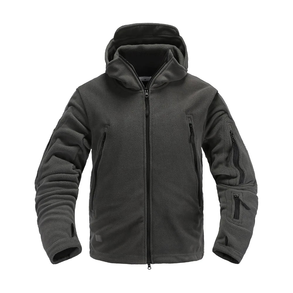 Men's Multi Pocket Zip Up Fleece