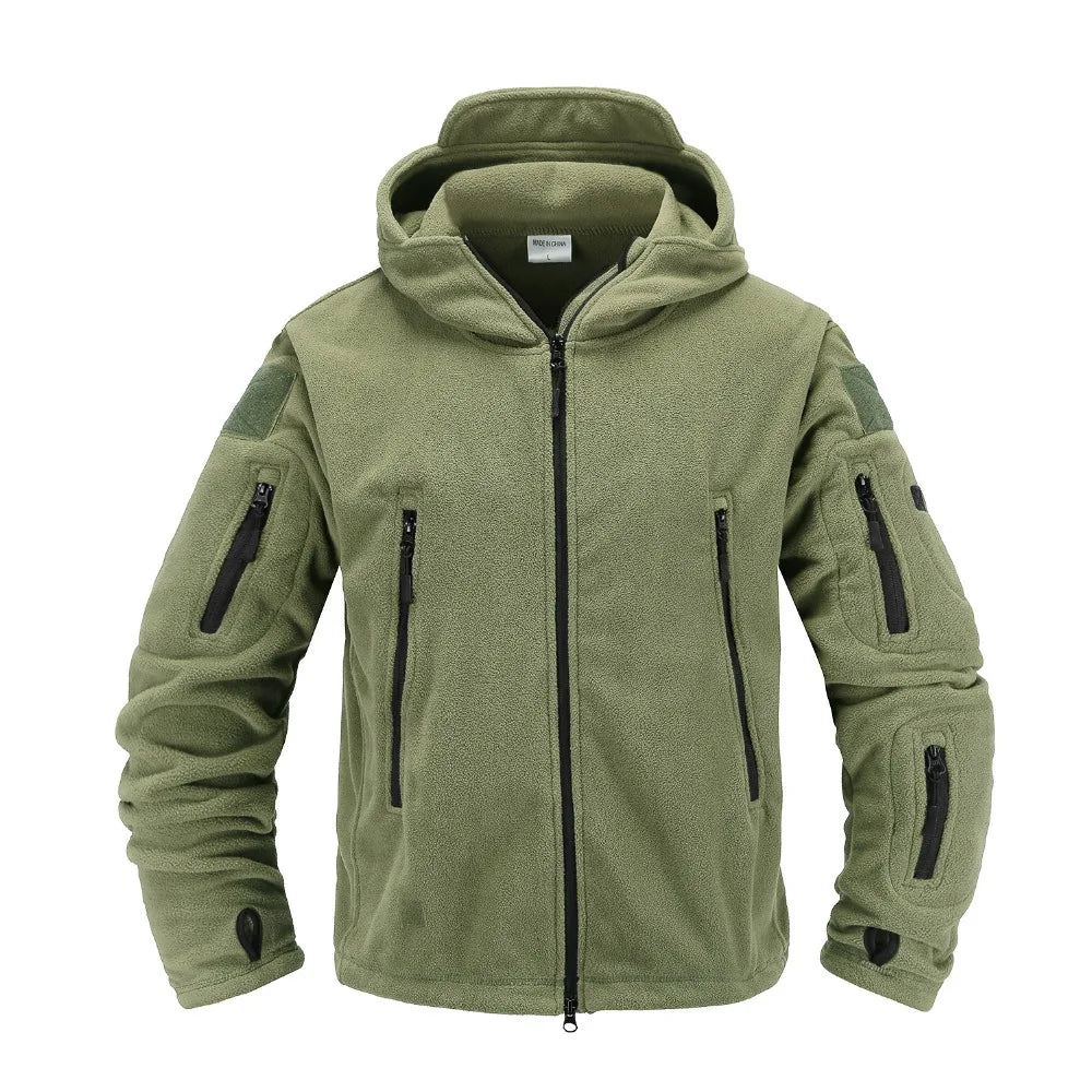 Men's Multi Pocket Zip Up Fleece