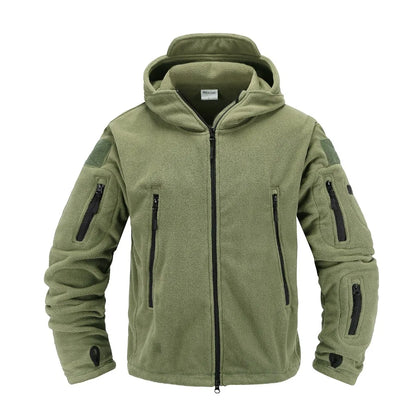 Men's Multi Pocket Zip Up Fleece