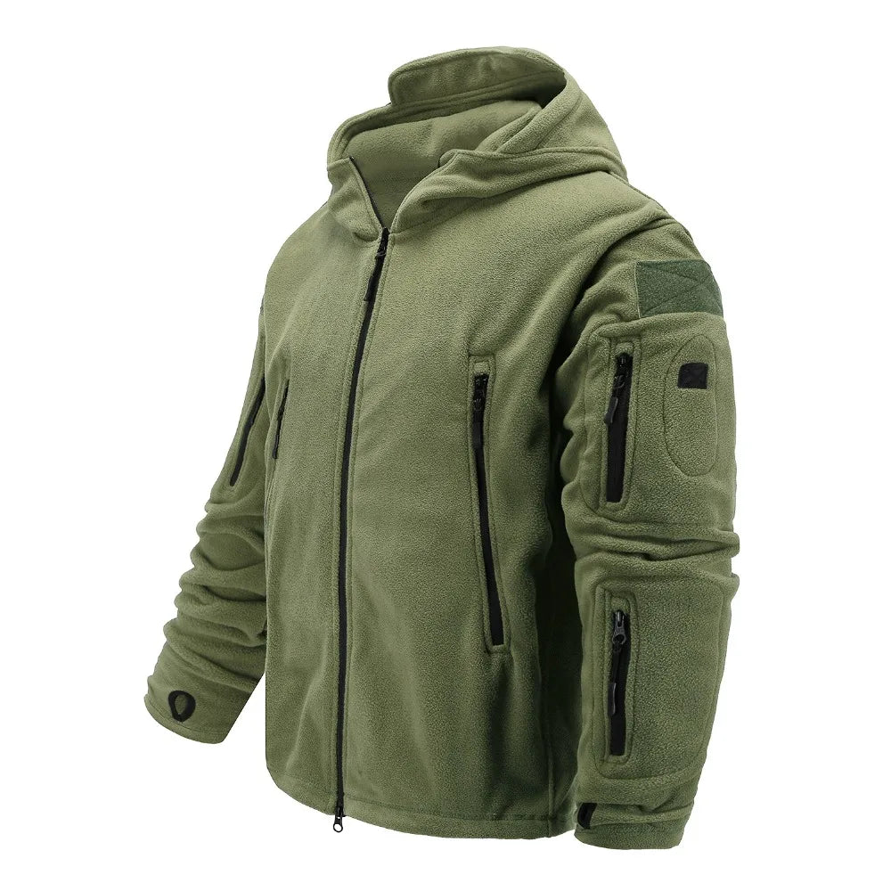 Men's Multi Pocket Zip Up Fleece