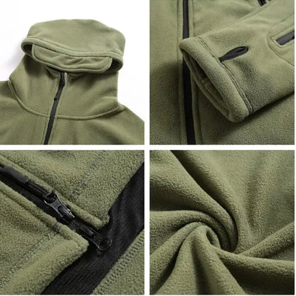 Men's Multi Pocket Zip Up Fleece