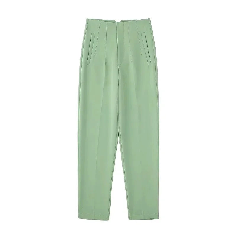 Women's High Waist Office Pants