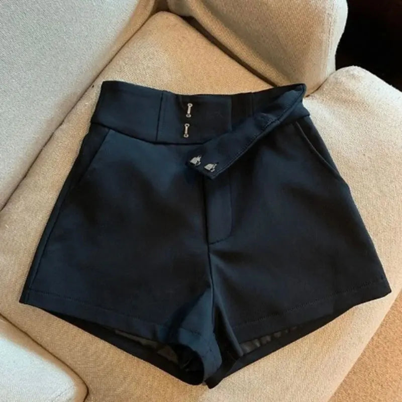 Women High Waisted Dress Shorts