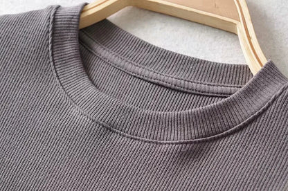 Women's Short-sleeve Crop Top T-shirt