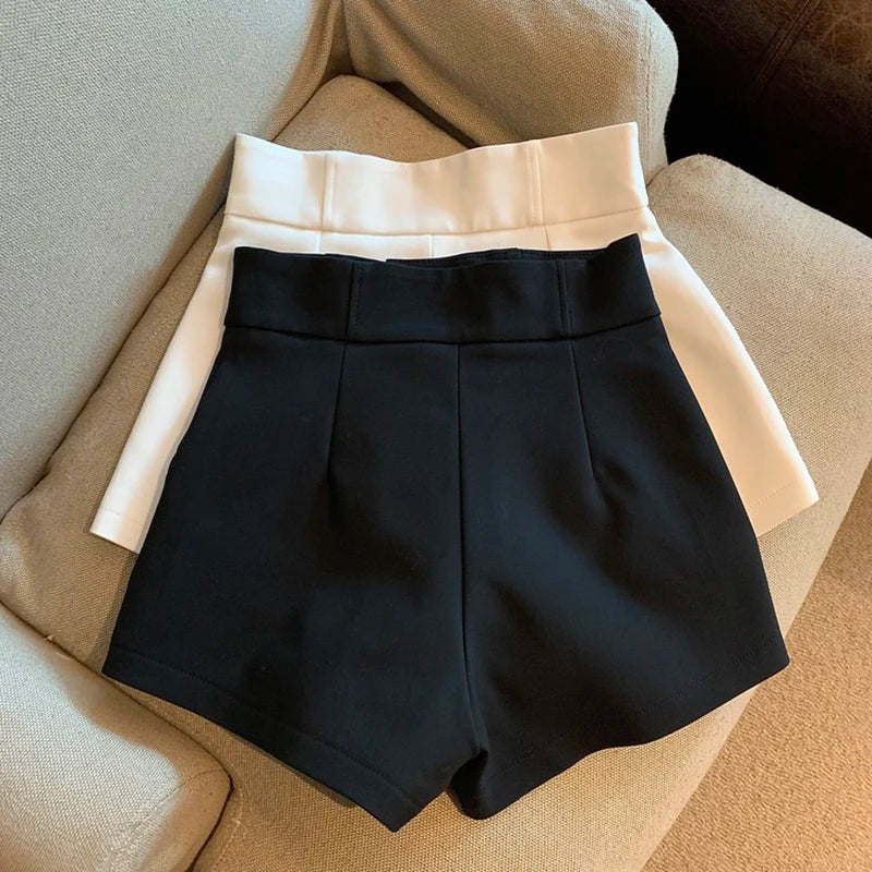 Women High Waisted Dress Shorts