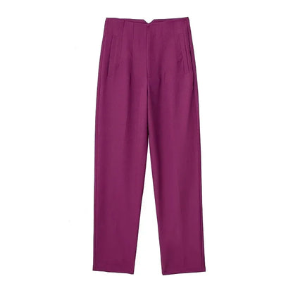 Women's High Waist Office Pants