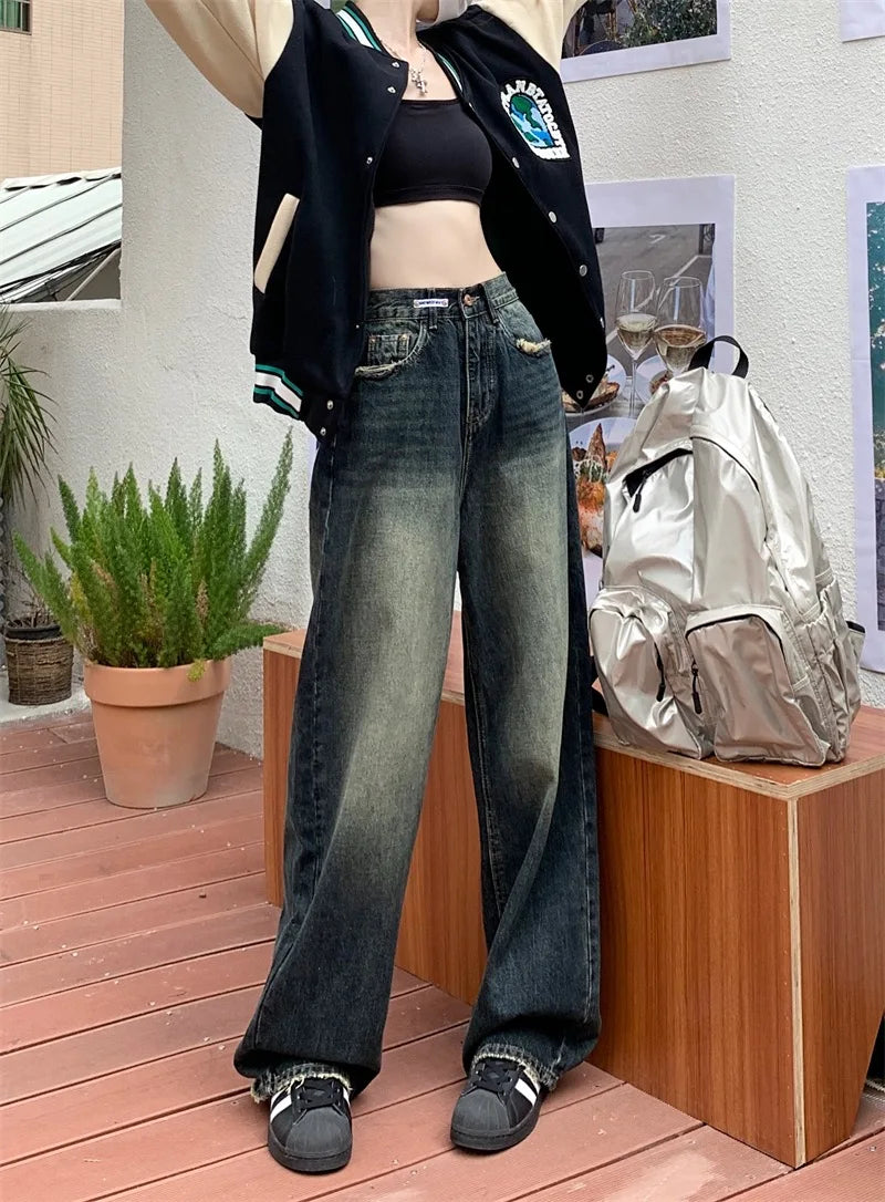 Women's Loose Wide Leg Jeans