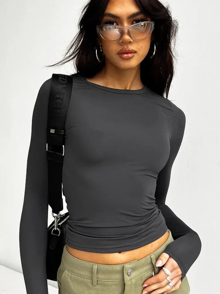 Women's Long Sleeve Slim T-Shirt