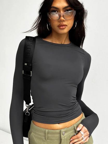 Women's Long Sleeve Slim T-Shirt