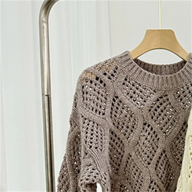Women's Patterned Knitted Sweater