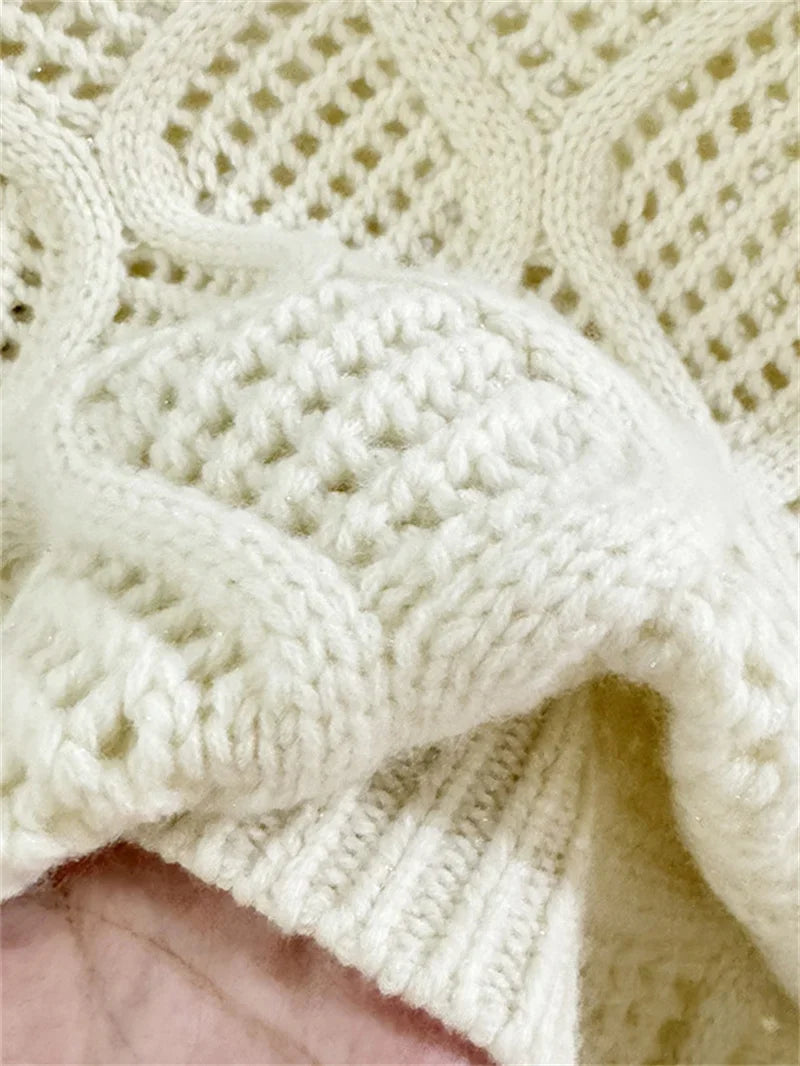 Women's Patterned Knitted Sweater