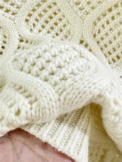 Women's Patterned Knitted Sweater