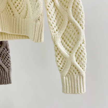 Women's Patterned Knitted Sweater