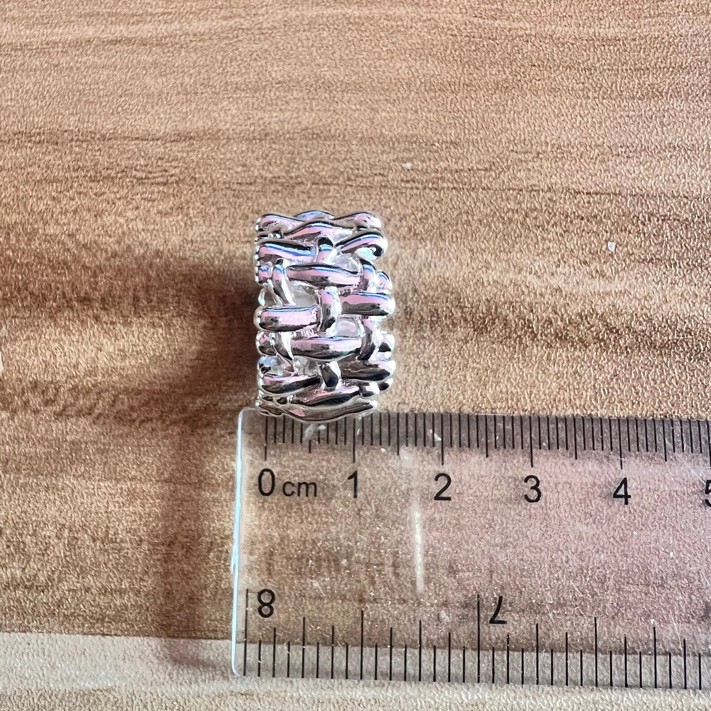 Thick Chain Braided Ring
