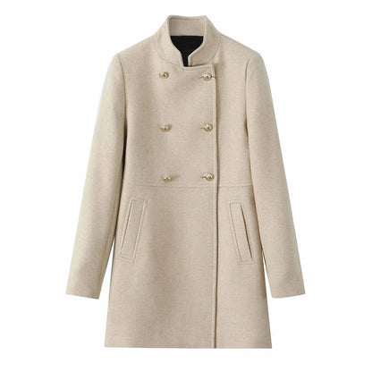 Women's Overlapping Trench Coat