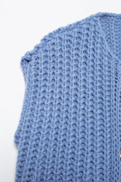Women's Button Up Sweater Vest
