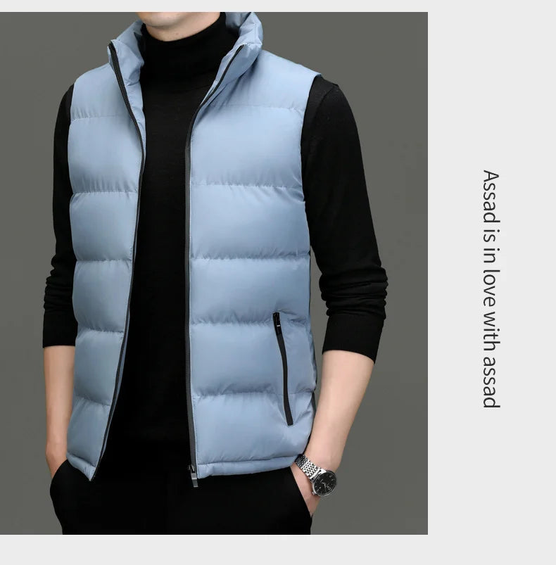 Men's Collared Puffer Vest