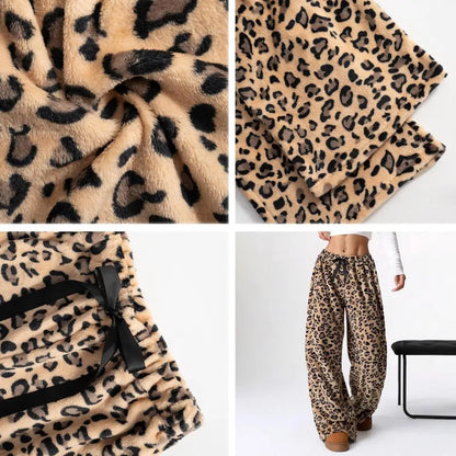 Women's Leopard Print High Waist Pants