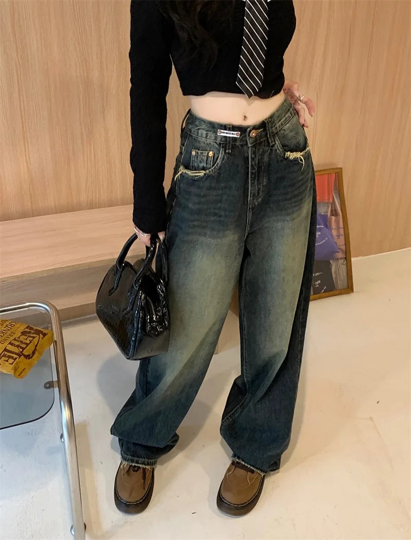 Women's Loose Wide Leg Jeans