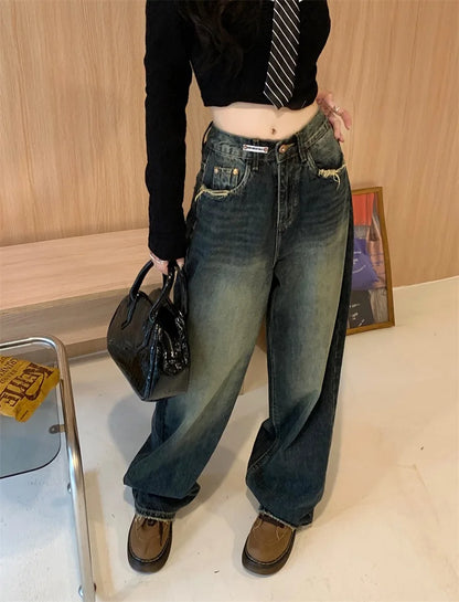 Women's Loose Wide Leg Jeans