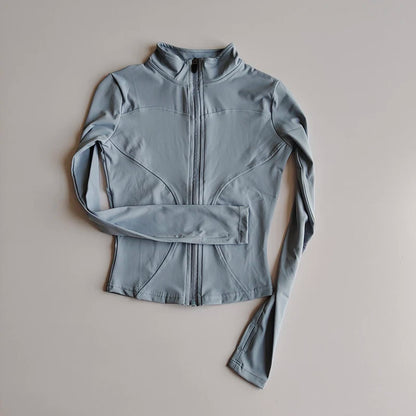 Women's Long Sleeved Zip Up Jacket