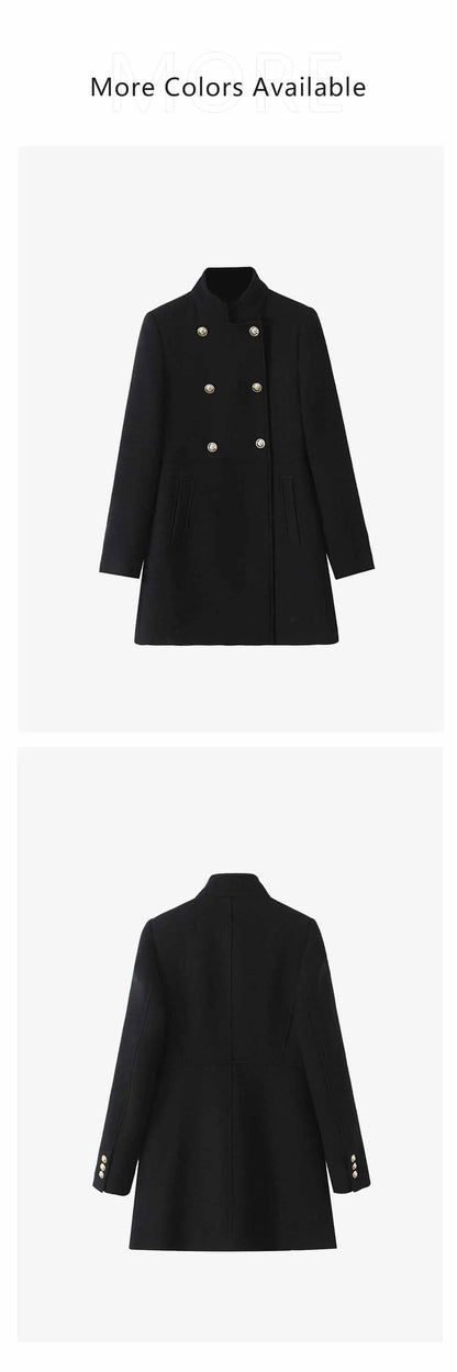 Women's Overlapping Trench Coat