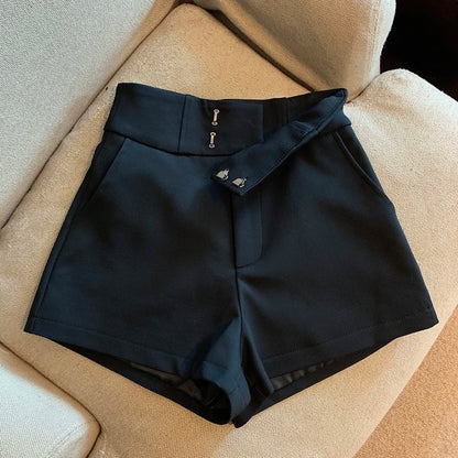 Women High Waisted Dress Shorts