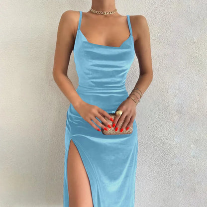 Women's Slim Halter Dress