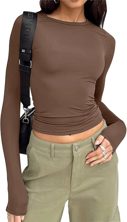 Women's Long Sleeve Slim T-Shirt