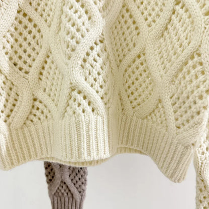 Women's Patterned Knitted Sweater