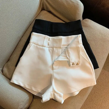 Women High Waisted Dress Shorts