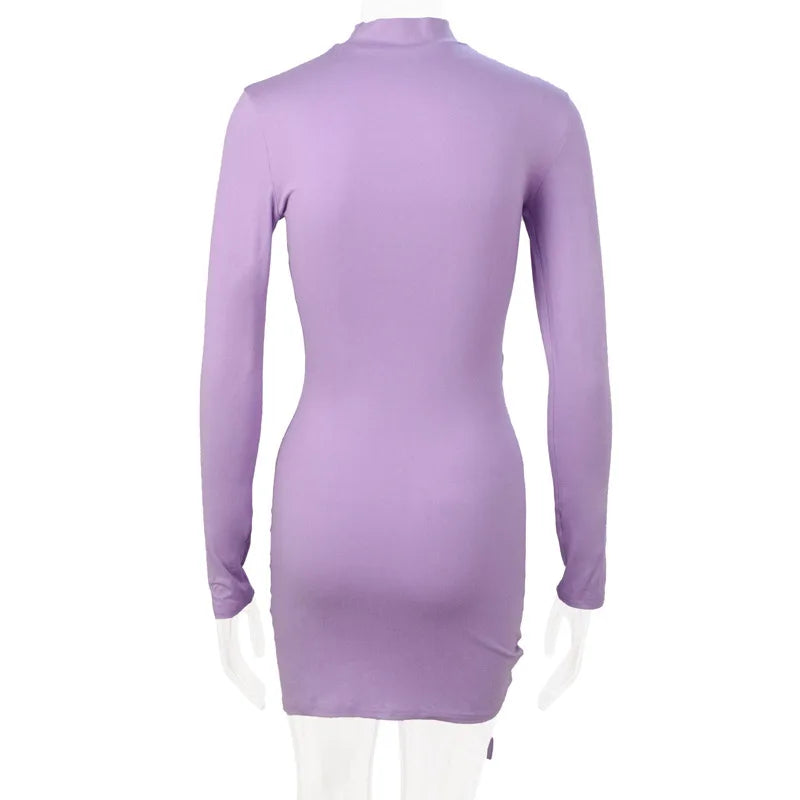 Women's Lace Up Slim Fit Dress