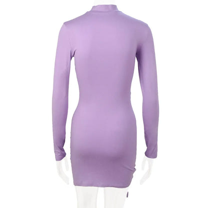 Women's Lace Up Slim Fit Dress